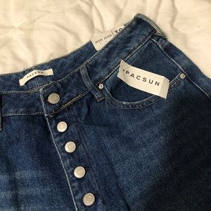 Straight Leg Mom Jeans